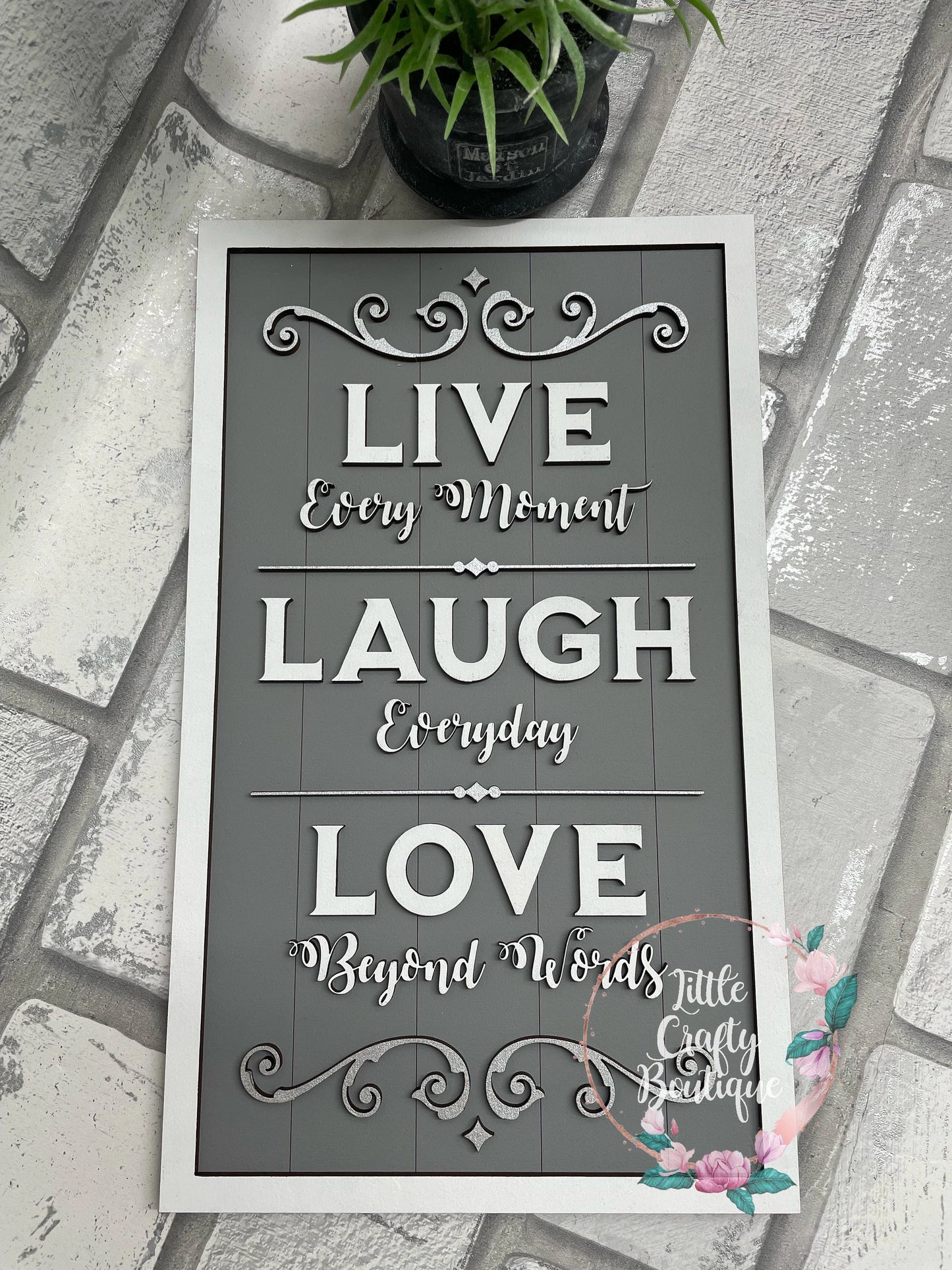 Live Laugh Love Plaque/Wall Sign