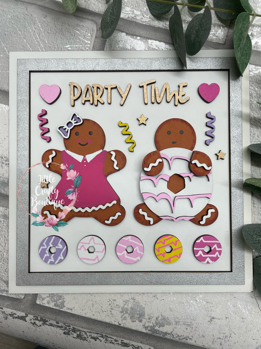 Party time plaque