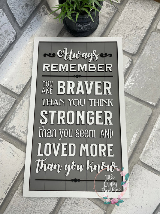 Always remember plaque