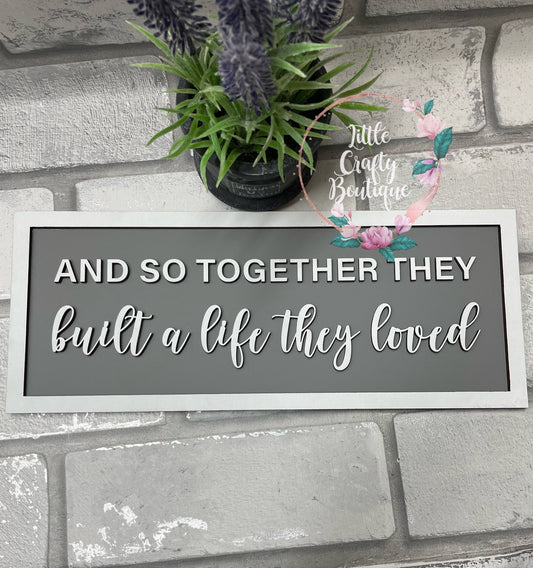 And so together they built….