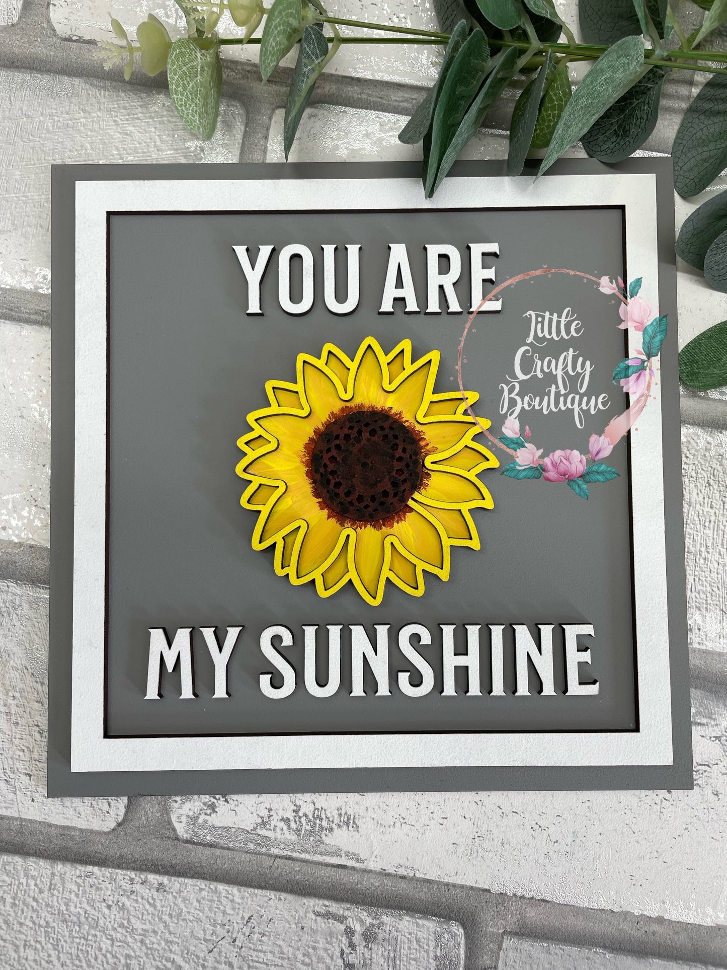 You are my sunshine plaque