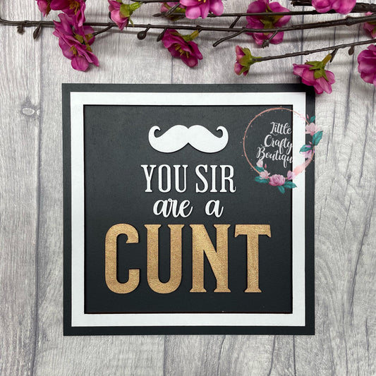 You sir are a cunt plaque