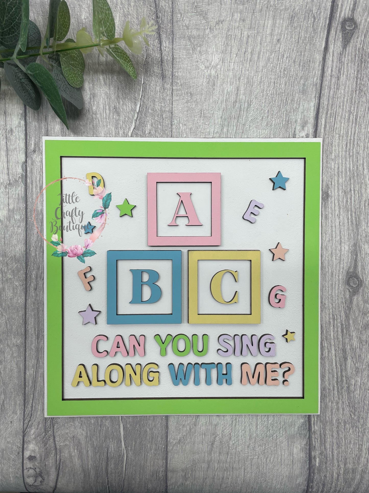 Can you sing along with me? Plaque