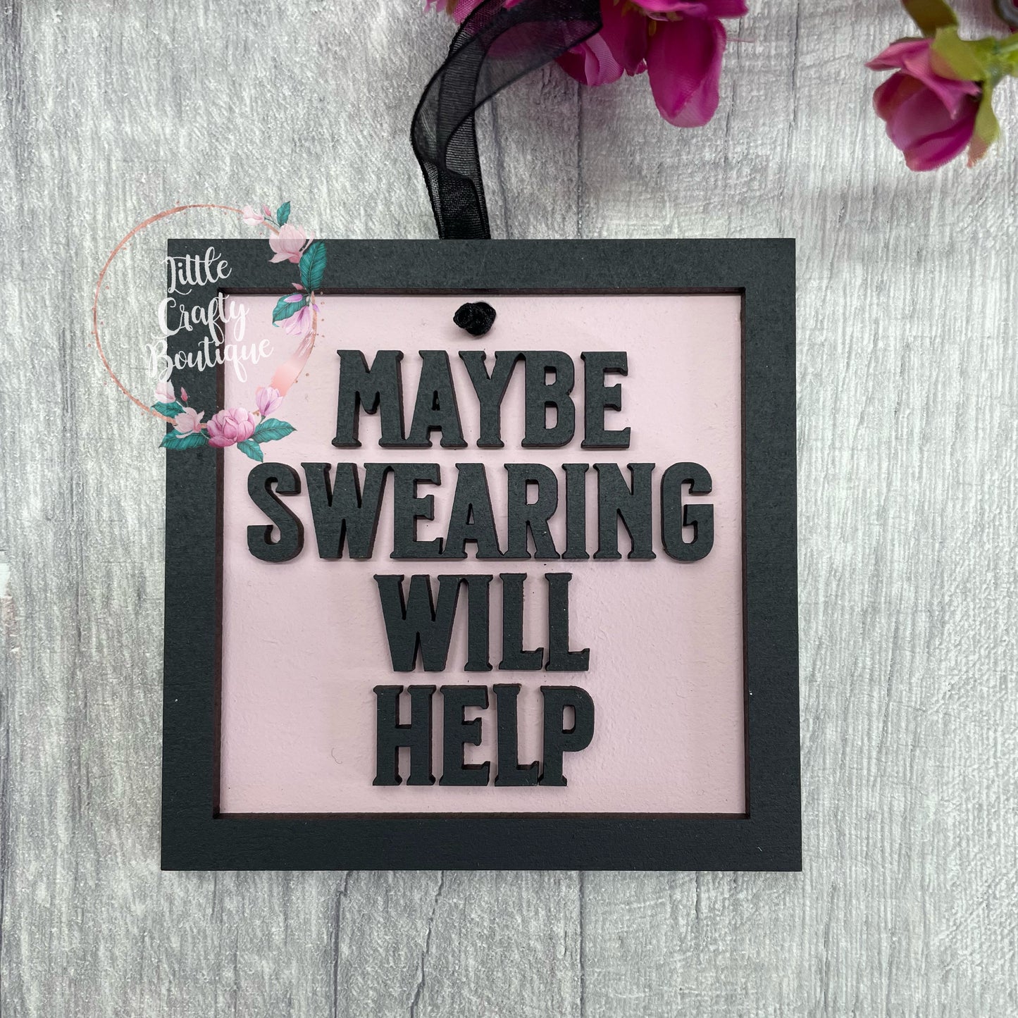 Maybe swearing will help mini plaque