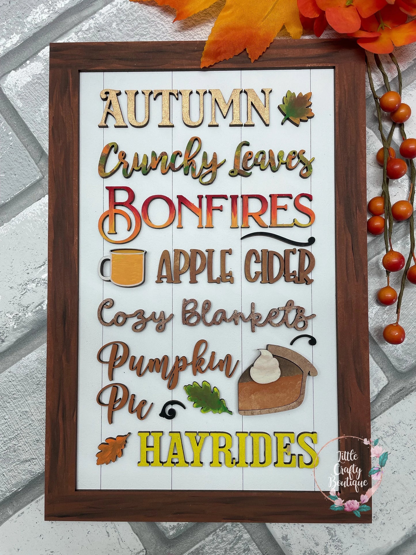 Autumn Sign/Plaque